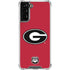 University of Georgia Logo Red Galaxy S21 FE Clear Case