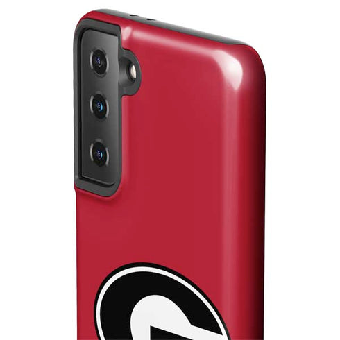 University of Georgia Logo Red Galaxy S21 Plus 5G Pro Case