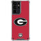 University of Georgia Logo Red Galaxy S21 Ultra 5G Clear Case
