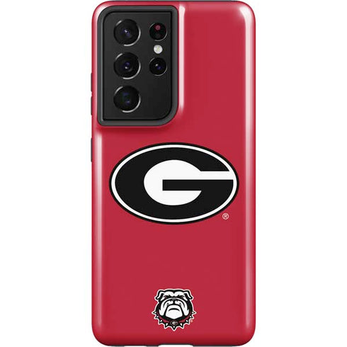 University of Georgia Logo Red Galaxy S21 Ultra 5G Pro Case