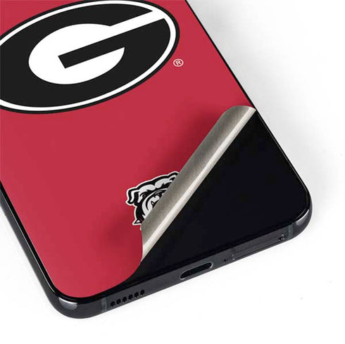 University of Georgia Logo Red Galaxy S22 Plus Skin