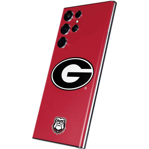 University of Georgia Logo Red Galaxy S22 Ultra Skin