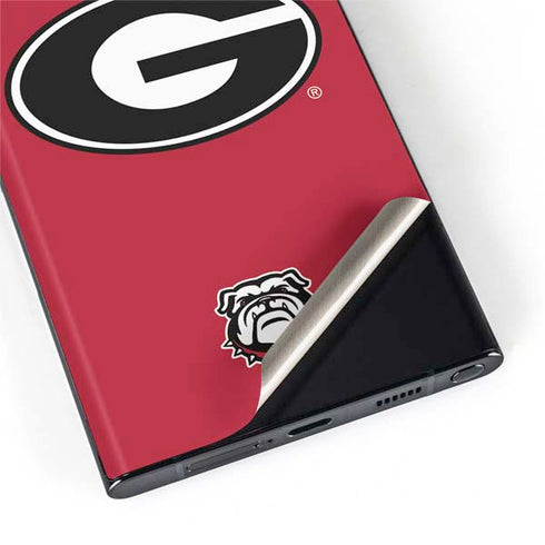 University of Georgia Logo Red Galaxy S22 Ultra Skin