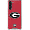 University of Georgia Logo Red Galaxy S23 Plus Clear Case