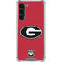 University of Georgia Logo Red Galaxy S23 Plus Clear Case