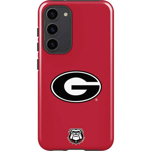 University of Georgia Logo Red Galaxy S23 Plus Pro Case