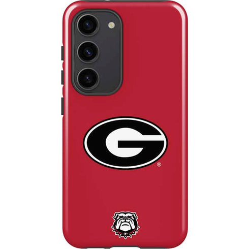 University of Georgia Logo Red Galaxy S23 Pro Case