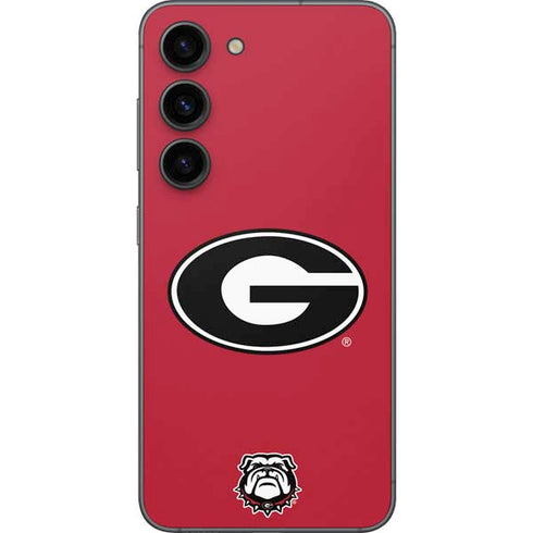 University of Georgia Logo Red Galaxy S23 Skin