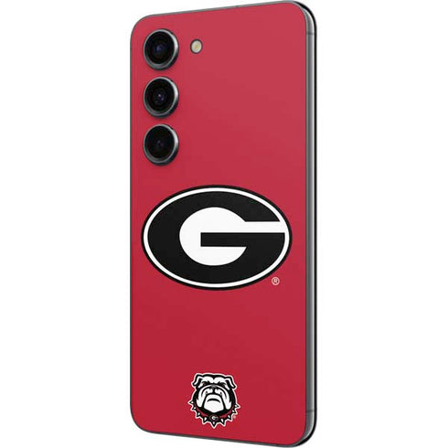 University of Georgia Logo Red Galaxy S23 Skin