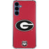 University of Georgia Logo Red Galaxy S24 Clear Case