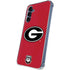 University of Georgia Logo Red Galaxy S24 Clear Case