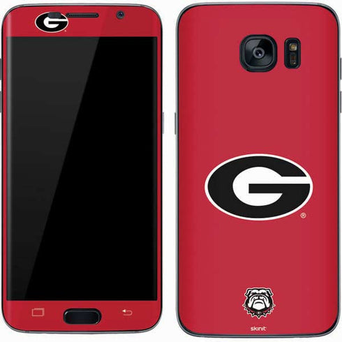 University of Georgia Logo Red Galaxy S7 Skin