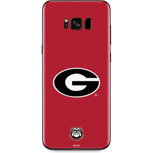 University of Georgia Logo Red Galaxy S8 Skin