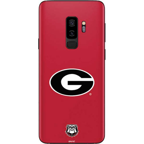 University of Georgia Logo Red Galaxy S9 Plus Skin