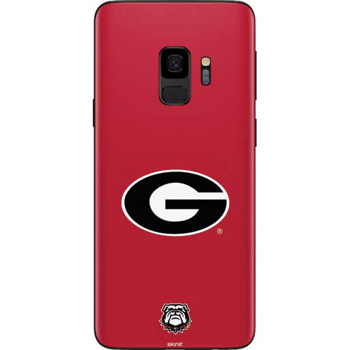 University of Georgia Logo Red Galaxy S9 Skin