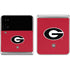 University of Georgia Logo Red Galaxy Z Flip4 5G Skin