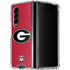 University of Georgia Logo Red Galaxy Z Fold4 5G Clear Case