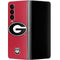 University of Georgia Logo Red Galaxy Z Fold4 5G Skin