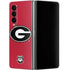 University of Georgia Logo Red Galaxy Z Fold4 5G Skin
