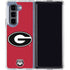University of Georgia Logo Red Galaxy Z Fold5 5G Clear Case