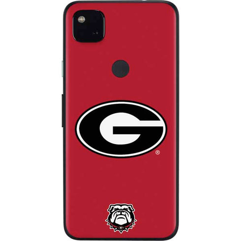 University of Georgia Logo Red Google Pixel 4a Skin