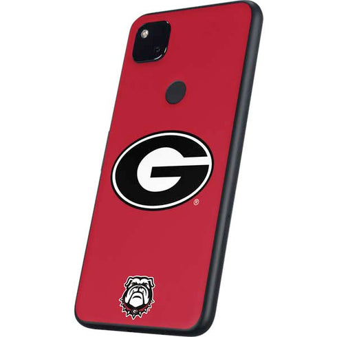 University of Georgia Logo Red Google Pixel 4a Skin