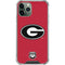 University of Georgia Logo Red iPhone 11 Pro Max Clear Case