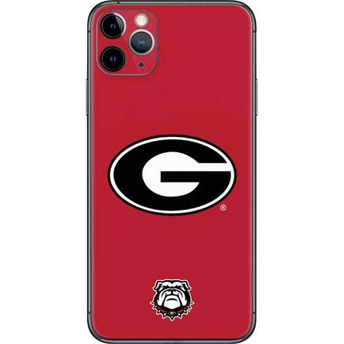 University of Georgia Logo Red iPhone 11 Pro Max Skin