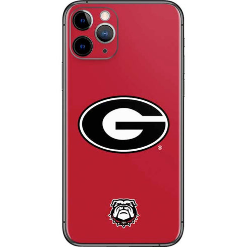 University of Georgia Logo Red iPhone 11 Pro Skin