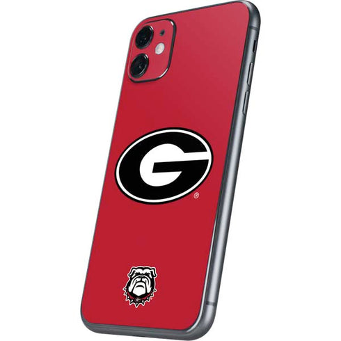 University of Georgia Logo Red iPhone 11 Skin