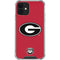 University of Georgia Logo Red iPhone 12 Clear Case