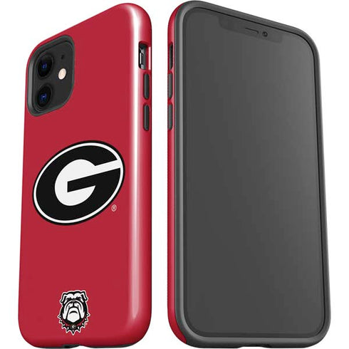 University of Georgia Logo Red iPhone 12 Impact Case