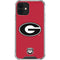 University of Georgia Logo Red iPhone 12 Mini Clear Case