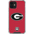 University of Georgia Logo Red iPhone 12 Mini Clear Case