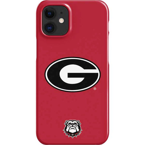 University of Georgia Logo Red iPhone 12 Mini Lite Case