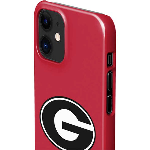 University of Georgia Logo Red iPhone 12 Mini Lite Case