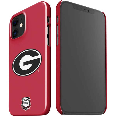 University of Georgia Logo Red iPhone 12 Mini Lite Case