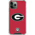 University of Georgia Logo Red iPhone 12 Pro Clear Case