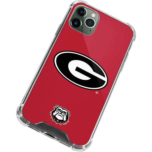 University of Georgia Logo Red iPhone 12 Pro Clear Case