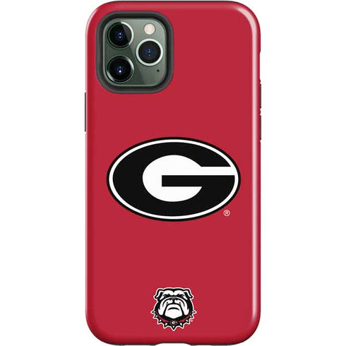 University of Georgia Logo Red iPhone 12 Pro Impact Case