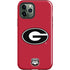 University of Georgia Logo Red iPhone 12 Pro Impact Case