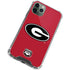University of Georgia Logo Red iPhone 12 Pro Max Clear Case