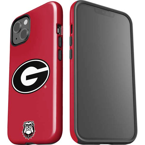 University of Georgia Logo Red iPhone 13 Impact Case