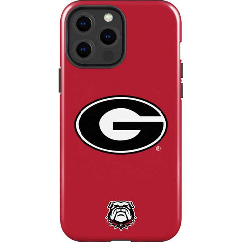 University of Georgia Logo Red iPhone 13 Pro Max Impact Case