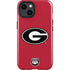 University of Georgia Logo Red iPhone 14 Plus Impact Case