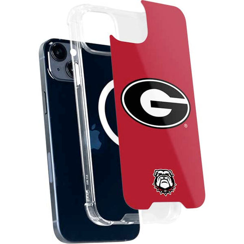 University of Georgia Logo Red iPhone 15 Plus MagSafe Case