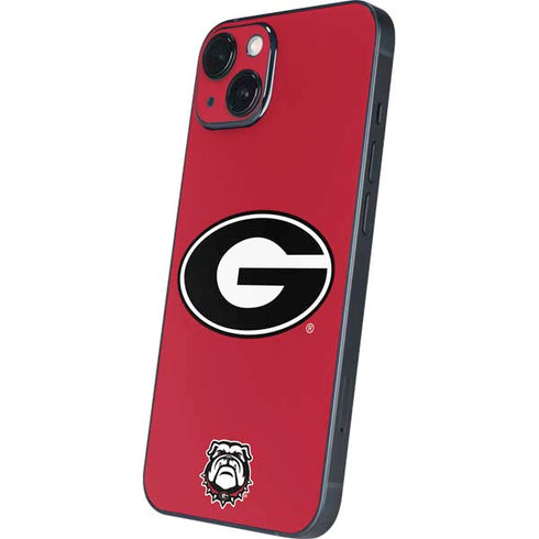 University of Georgia Logo Red iPhone 14 Plus Skin