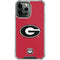 University of Georgia Logo Red iPhone 15 Pro Max Clear Case
