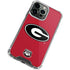 University of Georgia Logo Red iPhone 14 Pro Max Clear Case