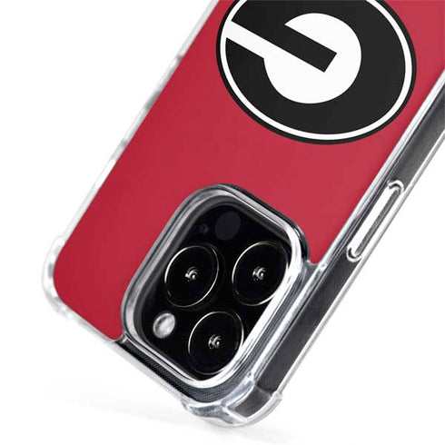 University of Georgia Logo Red iPhone 15 Pro Max MagSafe Case